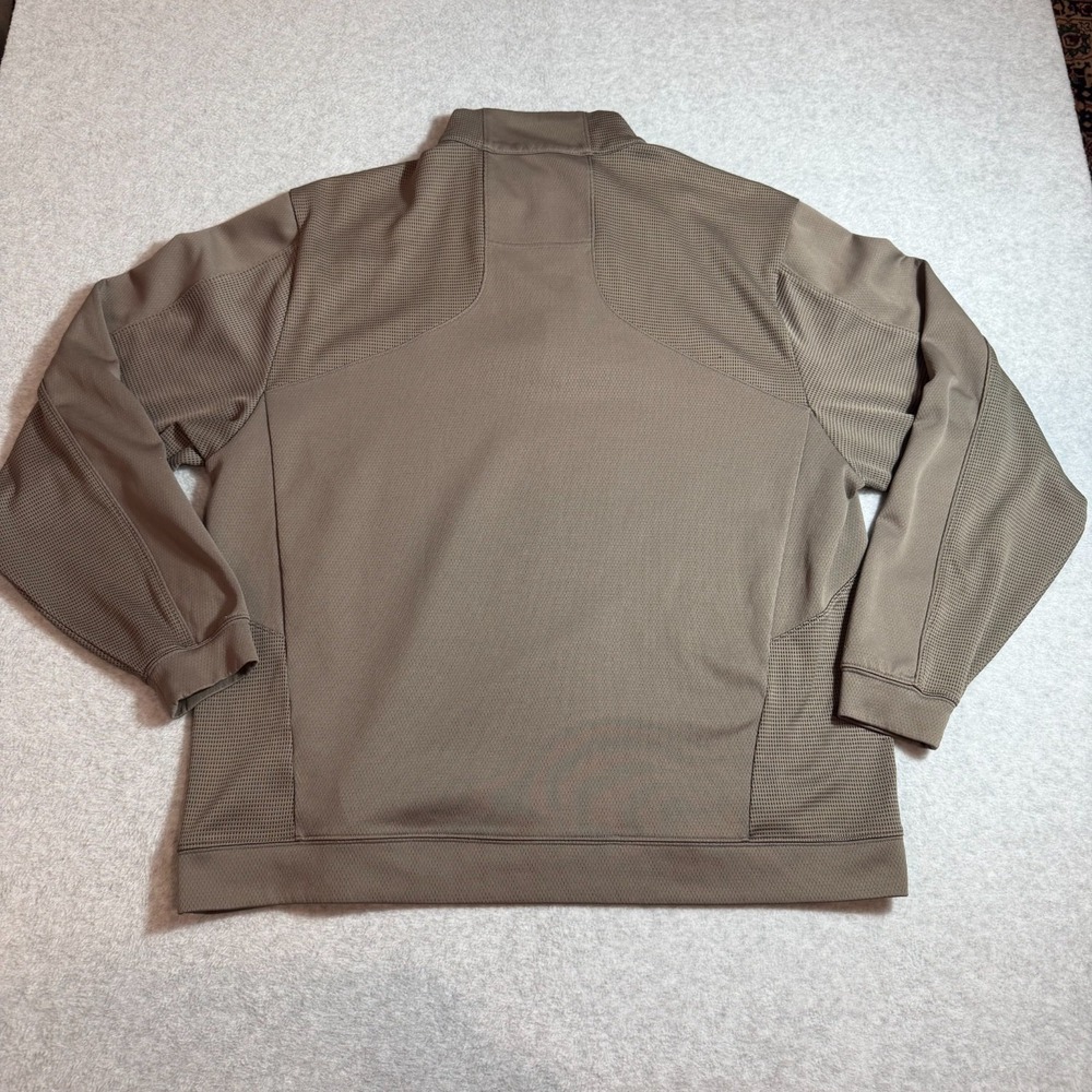 Cutter & Buck Pullover Mens 3XL Brown Kansas Jayhawks DryTec Quarter Zip - Picture 7 of 10